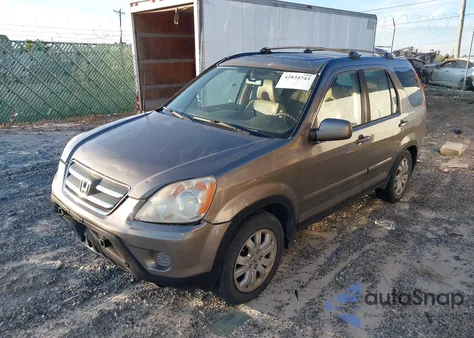 2005 Honda Cr-V Se из США, поврежденный, VIN JHLRD78995C005861